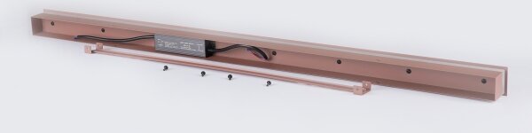 Brilagi-LED Applique lineare LED da esterno/32W/230V 3000K IP65 140 cm marrone CRI 90