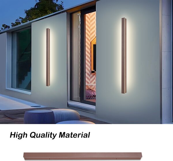 Brilagi-LED Applique da esterno LINEAR LED/22W/230V 3000K IP65 100 cm marrone CRI 90