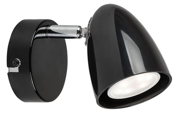 Rabalux 73015 - Faretto da parete PERICO 1xGU10/5W/230V nero