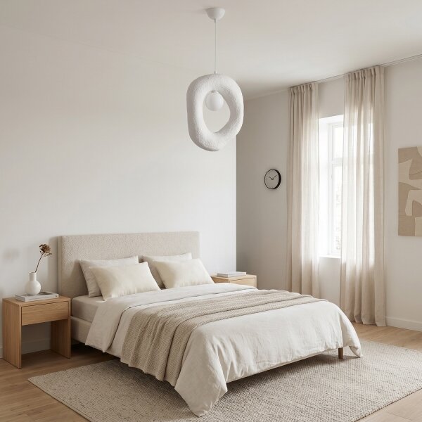 Brilagi - Lampada a sospensione con cavo WABI SABI 1xG9/8W/230V bianca