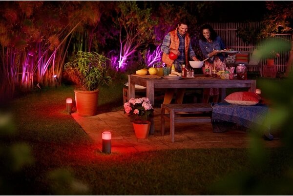 Philips 17414/30/P7 - SET 3x Luce Spot a LED Hue LILY 3xLED/8W/230V IP65