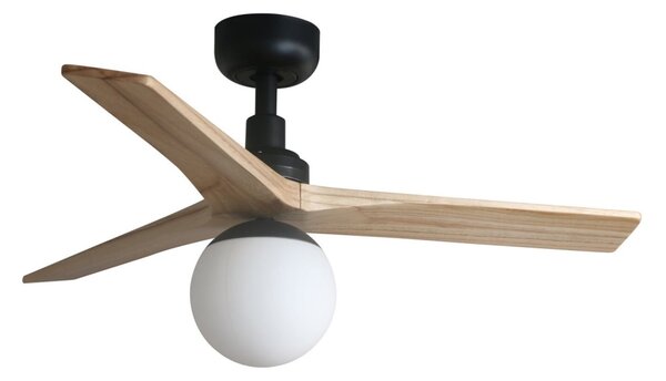 FARO 34284-11L - Ventilatore da soffitto KLIM S 1xE27/15W/230V pino/nero + +TC