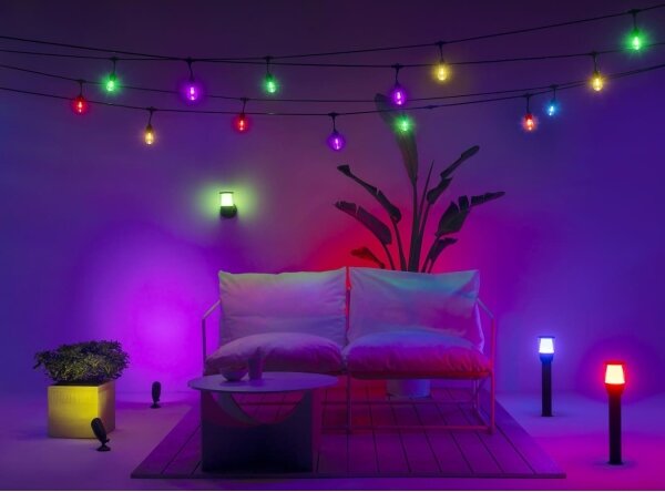 WiZ-LED RGBW Dimmerabile per esterni lampada ELPAS LED/3,6W/12V 2700-5000K IP65 Wi-Fi