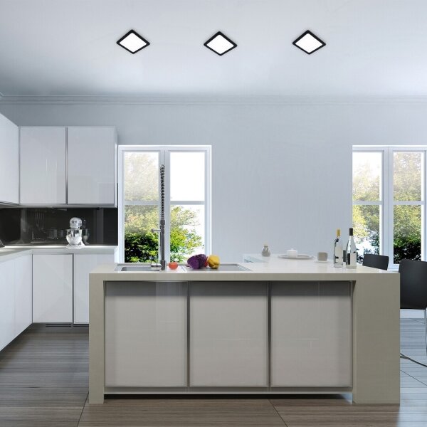 Rabalux 71262 - Lampada LED da incasso SHAUN LED/3W/230V 9x9 cm nero