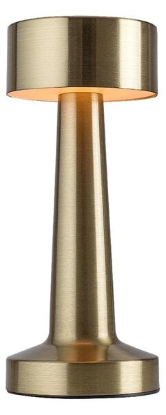 Rabalux 74207-LED Lampada da tavolo ricaricabile SENAN LED 2,7W/5V 1200mAh oro