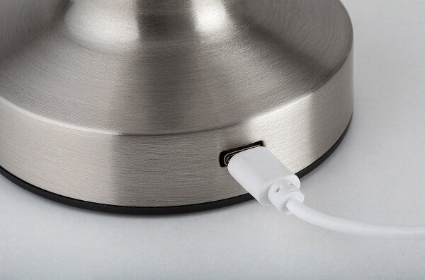 Rabalux 74208-LED Lampada da tavolo ricaricabile SENAN LED/2,7W/5V 1200mAh cromo