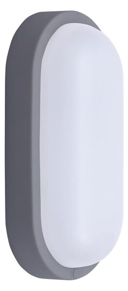 Solight WO744-G- Applique a LED da esterno LED/13W/230V 4000K IP54 grigio ovale