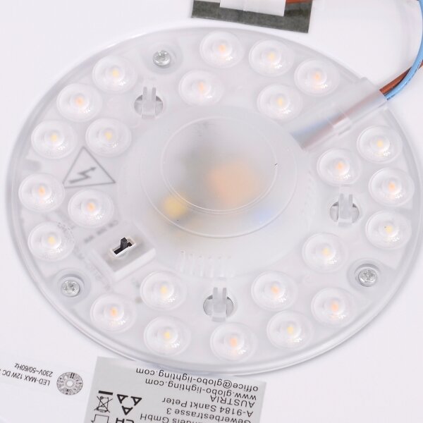 Globo 41764-12 - Plafoniera LED BRUNO LED/12W/230V 307 mm 3000/4500/6000K