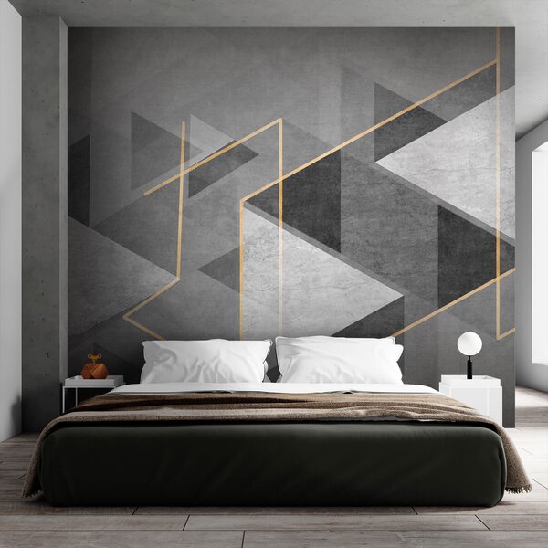 Carta da parati Stile geometrico astratto, Carta da parati lastrazione, u74080 : Uwalls.it