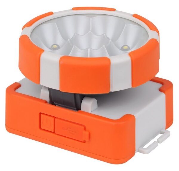 Ledvance - Lampada frontale LED ricaricabile FLASHLIGHT LED/1,5W/5V 1200 mAh