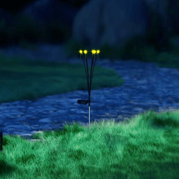 Aigostar - Lampada solare LED decorativa LED/0,04W/1,2V 68,5cm 2700K IP44