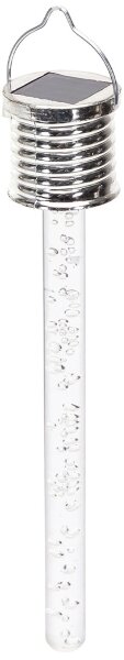 Aigostar - Lampada LED solare LED/0,006W/1,2V cromo 2700K IP44
