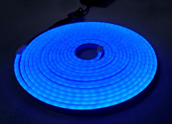 Striscia LED flessibile NEON LED/10W/230V 5 m IP65 blu
