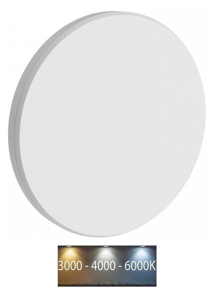 Applique a LED da esterno PIATTA LED/9W/230V 3000/4000/6000K IP44 bianco