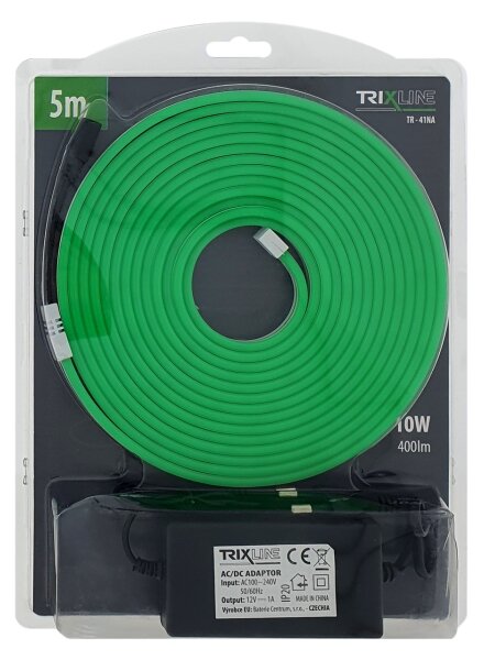 Striscia LED flessibile NEON LED/10W/230V 5 m IP65 verde