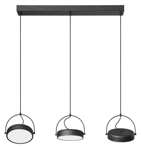 Osram - Lampada a sospensione LED su cavo DECOR PUCK 3xLED/12W/230V CRI 90 nero