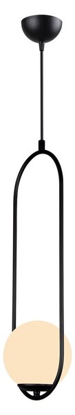 Apparecchio a sospensione nero , altezza 146 cm Arch - Squid Lighting