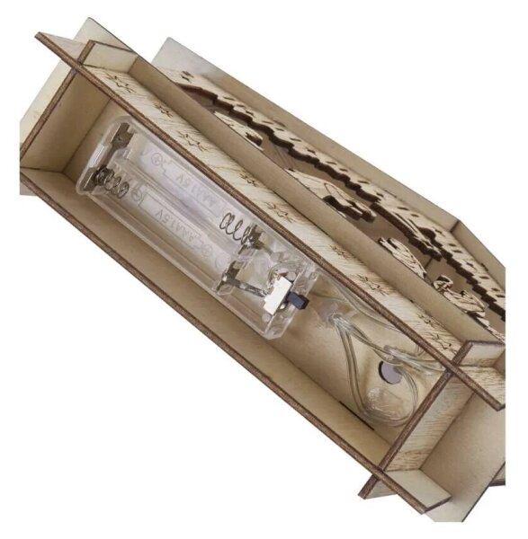 Decorazione natalizia LED 6xLED/2xAA presepe