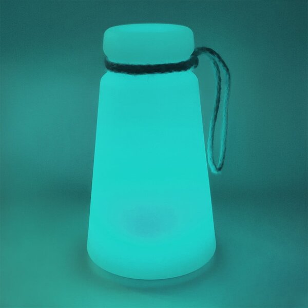 Lampada da tavolo LED bianco-marrone (altezza 20 cm) Bruno - Fischer & Honsel