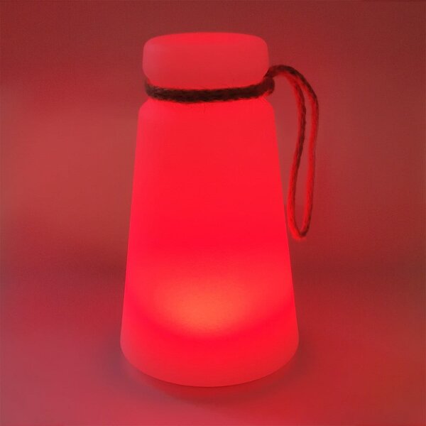 Lampada da tavolo LED bianco-marrone (altezza 20 cm) Bruno - Fischer & Honsel