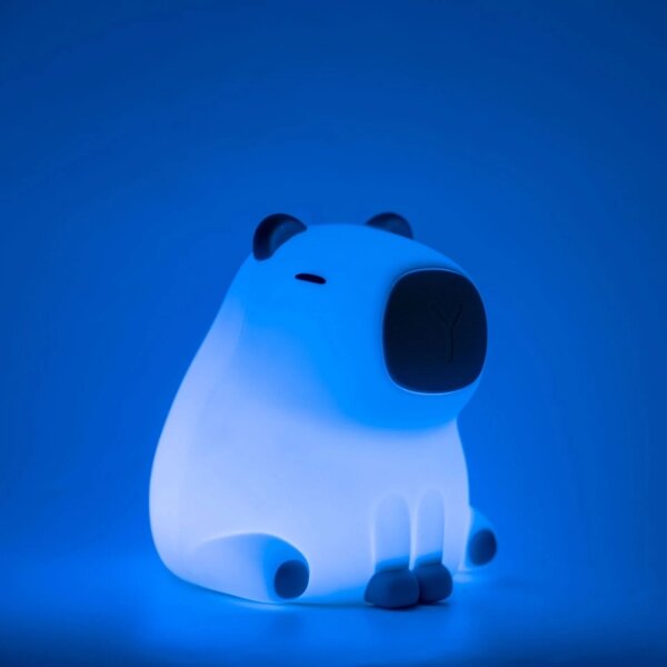 Lampada per bambini LED RGBW Dimmerabile LED/1W/5V USB 1200 mAh capybara