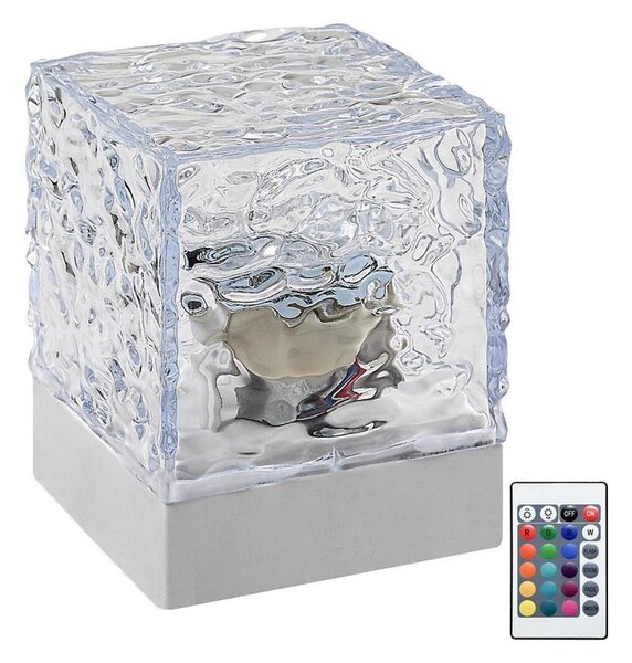 Rabalux 76022 - LED RGB Ricaricabile lampada da tavolo CUBIKO LED/1W/5V + +TC
