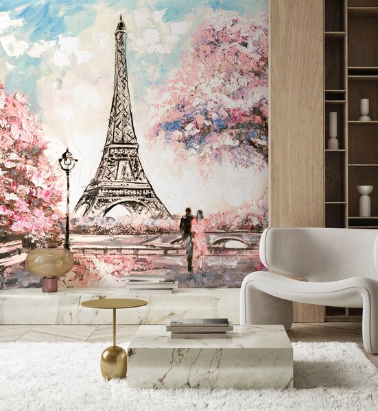 Carta da parati Vista stradale di Parigi, Carta da parati Città, u74631 : Uwalls.it