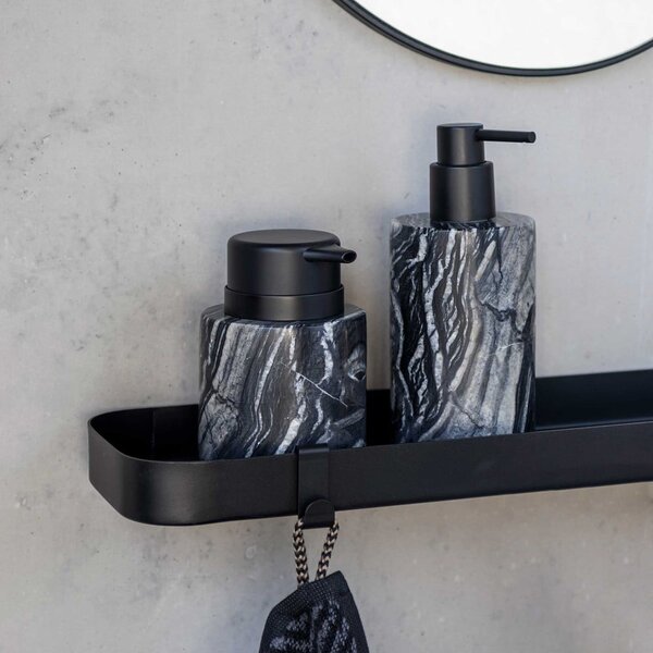 Scaffale da bagno in acciaio nero montato a parete Carry - Mette Ditmer Denmark