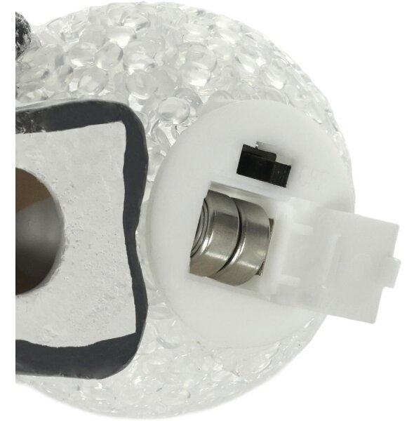 Retlux - Decorazione natalizia LED LED/2xLR44/bianco caldo pupazzo di neve con palla di neve