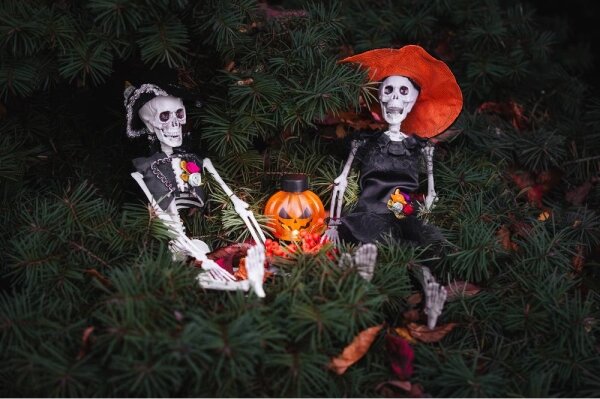 Retlux - SET 6x LED Decorazione HALLOWEEN LED/1xCR2032/bianco caldo zucche