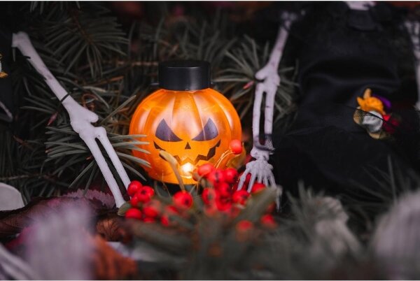 Retlux - SET 6x LED Decorazione HALLOWEEN LED/1xCR2032/bianco caldo zucche