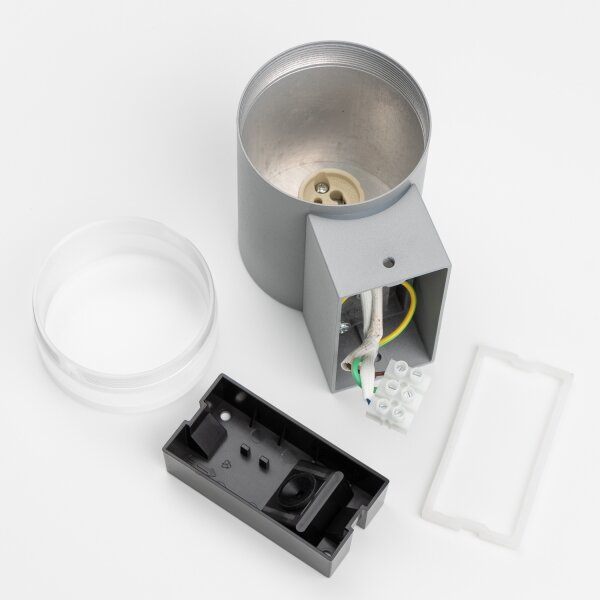 Brilagi - Applique da esterno MATERA 1xGU10/30W/230V grigio IP54