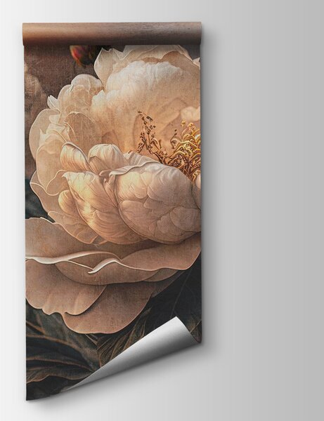 Carta da parati Fioriture eleganti in una luce soffusa, Carta da parati 3d fiori, Carta da parati popolare, u74774 - Tapeko.it