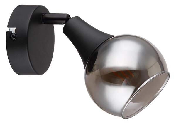 Globo 57904-1 - Faretto da parete GLYPTAR 1xE14/40W/230V nero