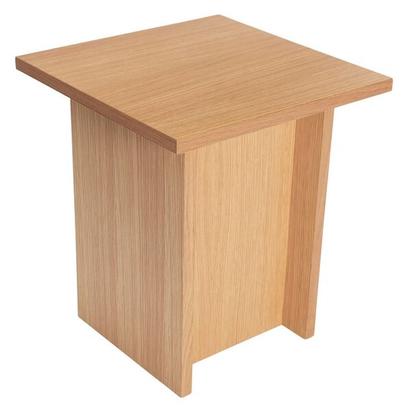 Tavolo pieghevole in rovere 35x35 cm Straight - Hübsch