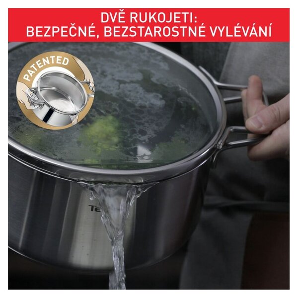 Set di 10 pentole in acciaio inox Nordica - Tefal