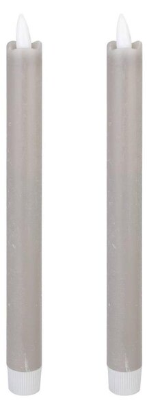 Eglo 422222 - SET 2x LED Candele ANDRAFIABE LED/1xAAA 24,5 cm grigio