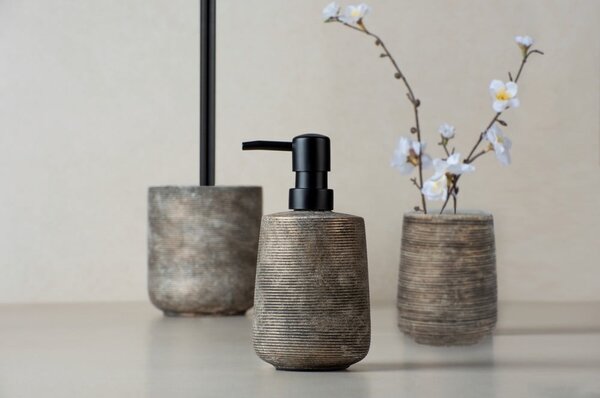 Set di accessori da bagno in ceramica marrone Fedio - Wenko