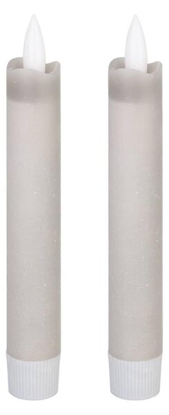 Eglo 422223 - SET 2x LED Candele ANTANABE LED/1xAAA 15 cm grigio