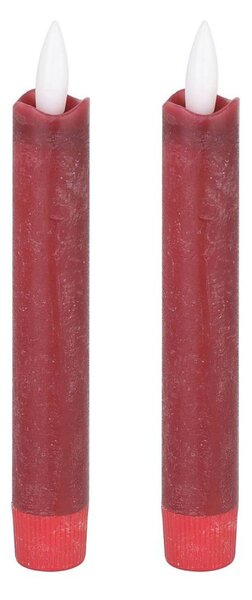 Eglo 422216 - SET 2x LED Candele ANTANABE LED/1xAAA 15 cm rosso