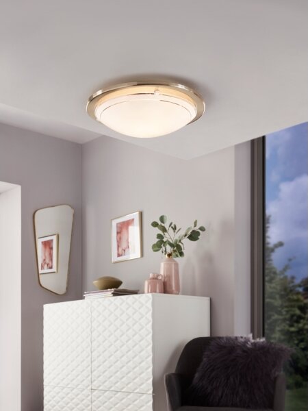 Eglo 32094 - Plafoniera LED PLANET LED/11W/230V 3000K cromo opaco