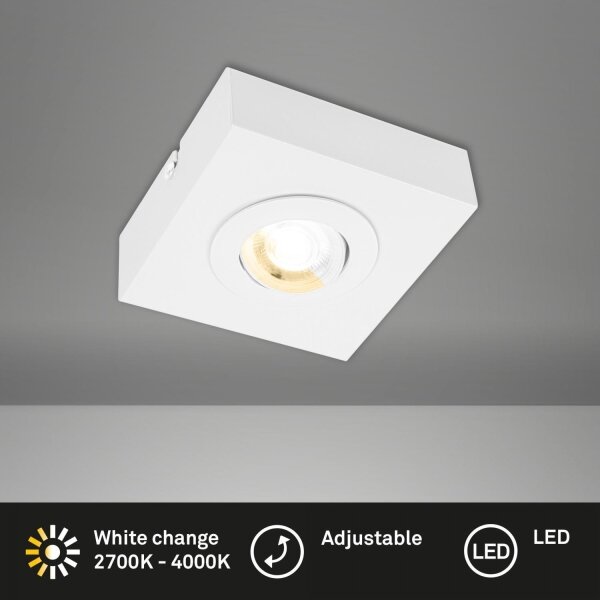 Briloner 3996016 - Faretto LED CTS LED/4W/230V 2700/4000K bianco