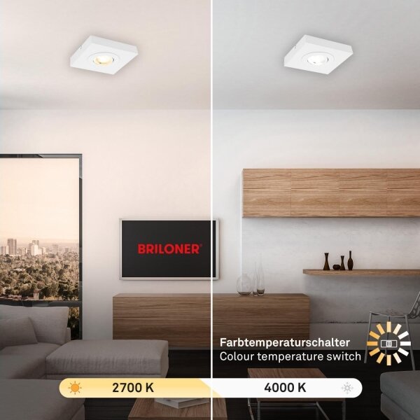 Briloner 3996016 - Faretto LED CTS LED/4W/230V 2700/4000K bianco