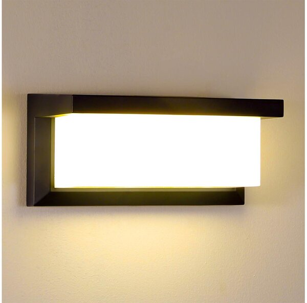 Brilagi - Applique a LED da esterno BRICKY LED/12W/230V nero IP54