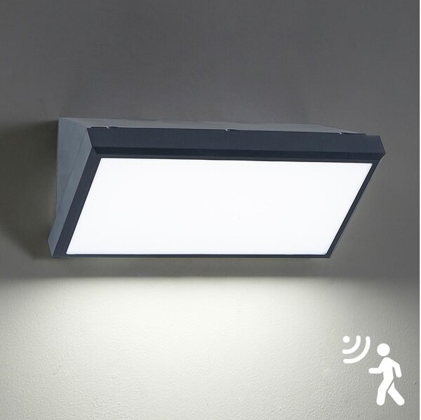 Brilagi - Applique da esterno LED con sensore TRIANGLE LED/20W/230V antracite