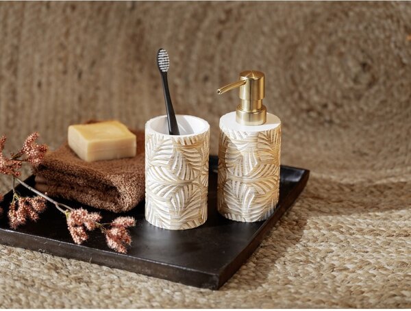 Set di accessori da bagno in poliresina beige Terralba - Wenko