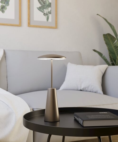 Eglo 900924 - Lampada LED dimmerabile da esterno PICCOLA 2,8W/5V 5200mAh IP54 beige