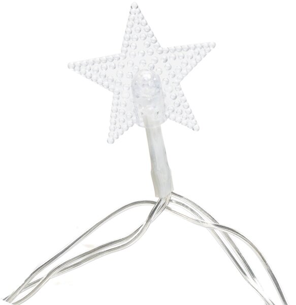 Aigostar - Catena luminosa LED da esterno 50 LED/8 funzioni 8 m IP44 bianco caldo