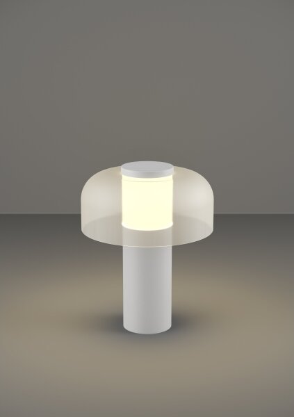 Eglo 900982 - Lampada LED dimmerabile da esterno PONENTE 2,25W/5V 2600mAh IP44 bianco