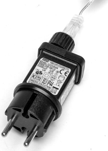 Aigostar - Catena luminosa LED da esterno 50 LED/8 funzioni 8 m IP44 bianco caldo